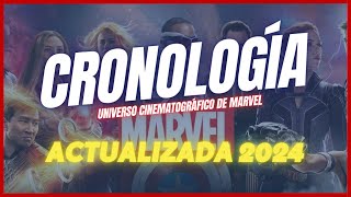 ORDEN CRONOLÓGICO DE MARVEL ACTUALIZADO 2024 🔥 [upl. by Onek]