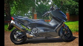 2017 Yamaha TMax DX Scooter Review [upl. by Gnah897]