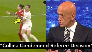 ✅ BREAKING Collina Condemned Micheal Oliver decision on diogo Dalot amp Evans elbow against Liverpool [upl. by Chrisman]