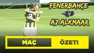 Maç Özeti Fenerbahçe 32 AZ Alkmaar [upl. by Vtehsta]