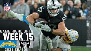 Los Angeles Chargers vs Las Vegas Raiders  2023 Week 15 Game Highlights [upl. by Kahlil]