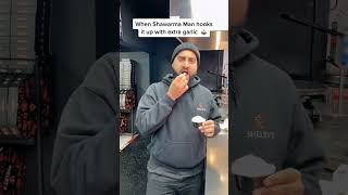 Good looking out Shawarma man 🥸🌯🧄 food funny funnyshorts fyp shortsclip shortsclip sub [upl. by Joyan375]