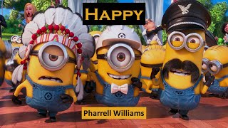 2013 Pharrell Williams  Happy  Despicable Me 2 Subtitulado [upl. by Yboj269]