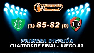 Primera  Playoffs  4tos de Final  Juego 1 3 Pacífico 1 85  82 0 Leandro N Alem [upl. by Ococ]