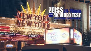 Sony Zeiss Vario Tessar T FE 2470mm f40 ZA OSS Lens 4K Video Test Shot it in Las Vegas [upl. by Wallack]