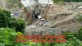 extremnya terowongan pengelak bendungan bener [upl. by Ong180]