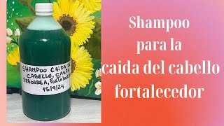 Shampoo para Caída del Cabello Seborrea Caspa y fortalecedor [upl. by Latif]