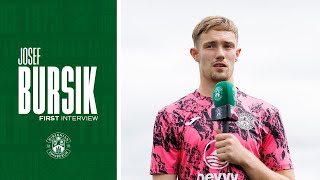 Josef Bursik  First Hibernian FC Interview [upl. by Akenaj461]