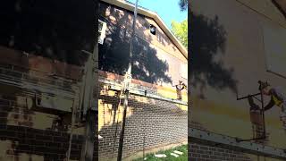 Removing Old Siding [upl. by Aremat]