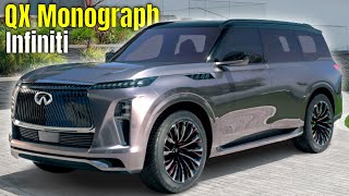 Infiniti QX Monograph Concept Revealed At Pebble Beach and Could Preview Next QX80 [upl. by Tucky]