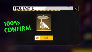 HOW TO GET EMOTE 😍  FREE FIRE NEW UPDATE [upl. by Mommy746]