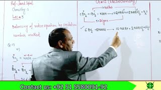 Ch12 Lec3  Balancing of Redox Equation by Ion Electron Method chemistry 11 [upl. by Perrin]