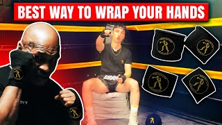 How to Wrap Your Hands for Boxing BEST WAY [upl. by Novy]