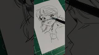 Desenhando a Marinette de Miraculous As Aventuras de Ladybug marinette miraculous shorts [upl. by Albur]