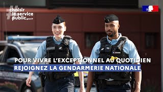 Pour vivre lexceptionnel au quotidien rejoignez la Gendarmerie nationale [upl. by Adlesirk]