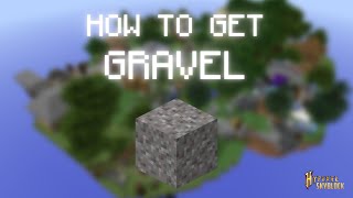 Hypixel Skyblock Stranded How To Get Gravel [upl. by Rask]