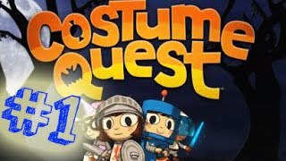 ►Costume Quest ►With ONEYNG and SPAZKID ►Part 1  WELCOME TO HELL [upl. by Nevah]