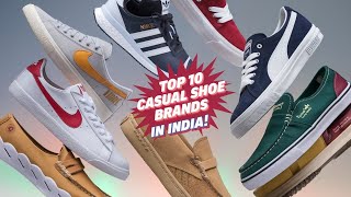 Top 10 Best Casual Shoe Brands in India That Will Change Your Look [upl. by Constantina946]