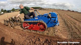 1953 Ransomes MG6 Crawler 06 Litre 1Cyl Petrol Tractor 8 HP with Ransomes Plough [upl. by Ruscher15]