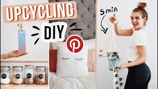 4 Zimmer Deko Upcycling DIYs die jeder easy nachmachen kann  ImJette [upl. by Hephzipa317]