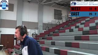 Belleville West Maroons vs Belleville East Lancers Boys Volleyball IHSA Regional Championship [upl. by Hewart]