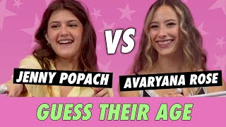 Jenny Popach vs Avaryana Rose Guess Their Age [upl. by Zwiebel]