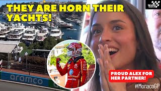 Monaco Fans Celebrated Charles Leclerc Pole Position by Horning their Yachts Monaco GP 2024 [upl. by Llevad350]