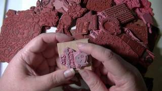 Unmounting Wood Mount Rubber Stamps [upl. by Arahsak]