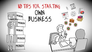 10 Tips for Starting your Own Business  Must Watch [upl. by Nyar]