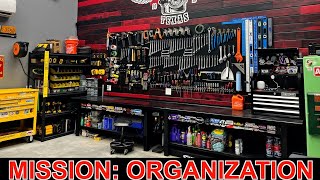 GARAGE ORGANIZATION 102 What worked and what didnt moving into the shop [upl. by Ilera696]