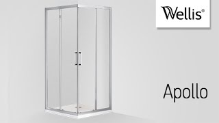 Wellis Apollo shower cabin installation guide [upl. by Ahsoym994]