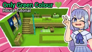 I picked An Random Colour For House Tutorial and Its GREEN💚🍀 kawaii trending gaming [upl. by Niamert]