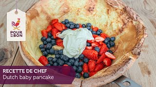 On teste Dutch Baby Pancake de Hélène Darroze 🥞  Pourdebon [upl. by Macomber]