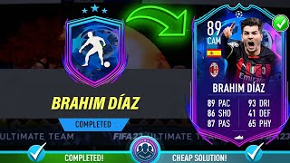 89 RTTF Brahim Diaz SBC Completed  Cheap Solution amp Tips  Fifa 23 [upl. by Alver]