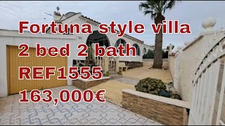 Fortuna style Villa ref CAA1555 163000€ Property for sale Spain [upl. by Arlon]