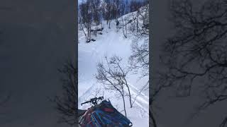 TURBO Yamaha Snowmobile Extreme Hill Climbing [upl. by Bartle]