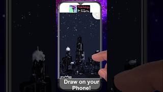 Learn phone drawing NY Skyline 9 Paintology app shorts shortsvideo digitaldrawing drawing draw [upl. by Malan]