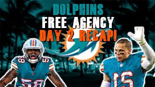 Miami Dolphins 2024 Free Agency Day 2 Recap [upl. by Eiramassenav]