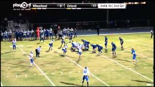 Football  Wheatland vs Orland [upl. by Nosahc596]