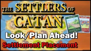 Settlement Placement  PlanLook ahead  Settlers of Catan Strategy [upl. by Nayve376]