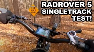 Tackling singletrack with the RadRover 5 ebike [upl. by Audre]