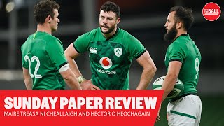 THE SUNDAY PAPER REVIEW  6 Nations Preview Liverpool title surrender and GAA season delayed [upl. by Berlyn599]