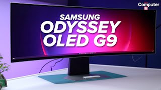 Samsung Odyssey OLED G9 im Test Gaming in 329 mit 240Hz [upl. by Tega]