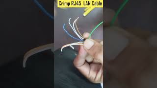 RJ45 Cat6 Ethernet Cable Crimping [upl. by Nnoryt354]