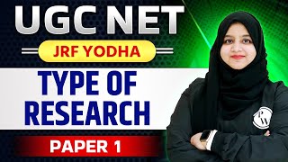 UGC NET 2024  Research Aptitude  Types of Research for UGC NET Paper 1 [upl. by Noyk]