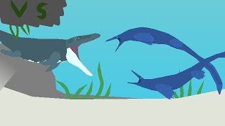 PAF  Mosasaurus Vs Two Tylosaurus [upl. by Armilda]