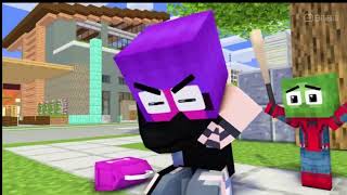 Monster School  Spiderman Becomes Baby Zombie  Minecraft Animation [upl. by Seafowl]