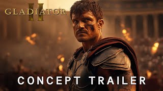 Gladiator 2 CONCEPT TRAILER  Paul Mescal Pedro Pascal Denzel Washington 2024 4K [upl. by Hnah]