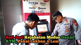 Hatihati Modus Kejahatan Ganjel ATM Pakai Lakban [upl. by Fredia]