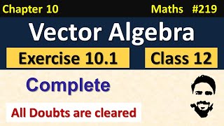 Exercise 101 Class 12 Maths Complete  Vector Algebra Class 12  Class 12 Maths Chapter 10 NCERT [upl. by Devlen]